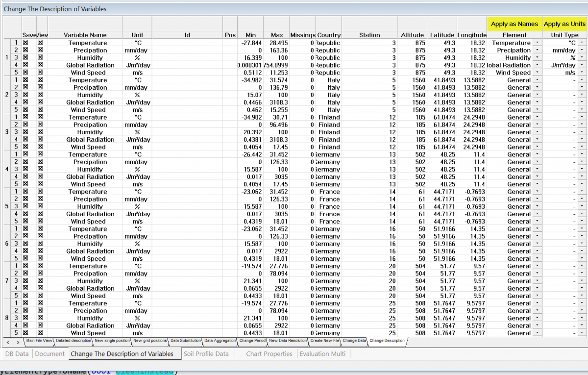 New Improved Features for File Preparation – New Version 5.4 – CoupModel